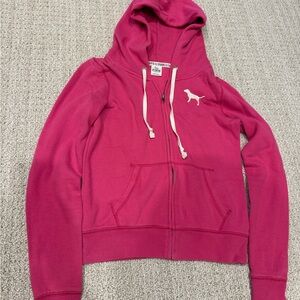 Vintage Victoria's Secret Pink Y2K Hoodie with Logo small